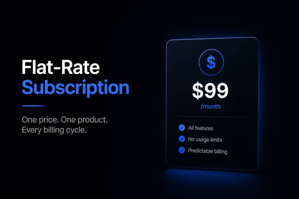 Flat Rate Subscription Pricing Models Fintech SaaS Companies Actually Use