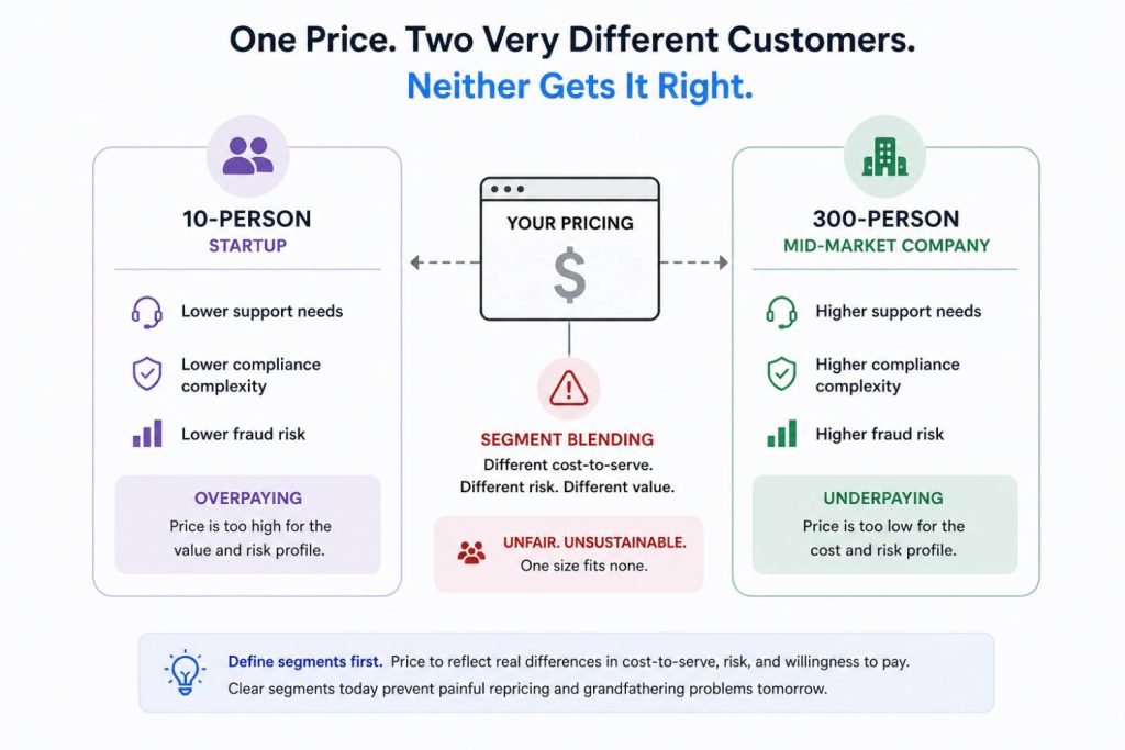 Setting Prices Without a Clear Segment Definition