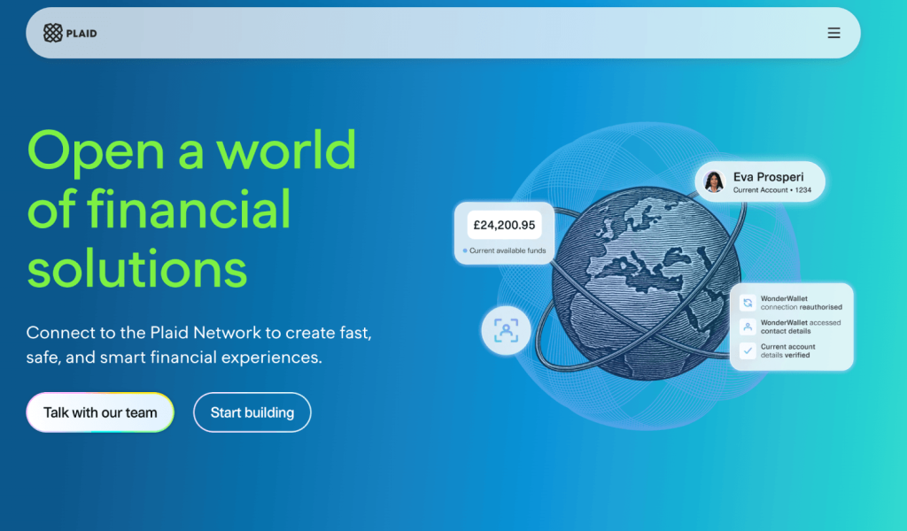 10 Best Fintech SaaS Companies to Learn From in 2026 3 plaid 1