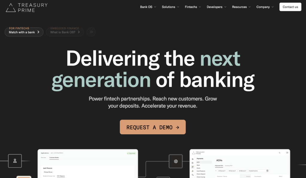 Best Embedded Finance APIs for SaaS Companies in 2026 9 treasury prime