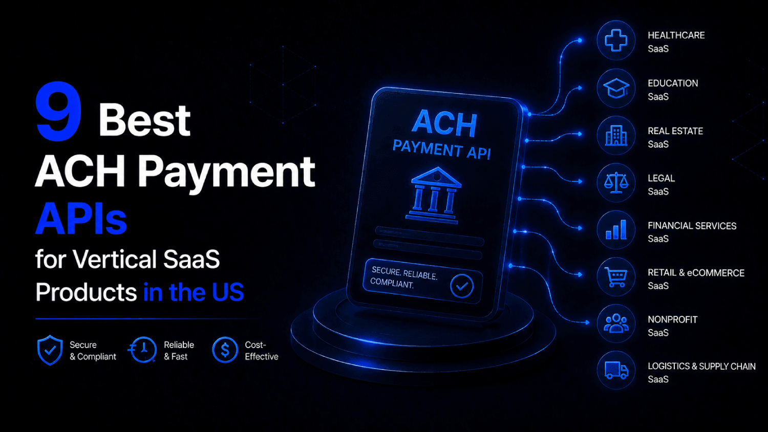 9 Best ACH Payment APIs for Vertical SaaS Products in the US