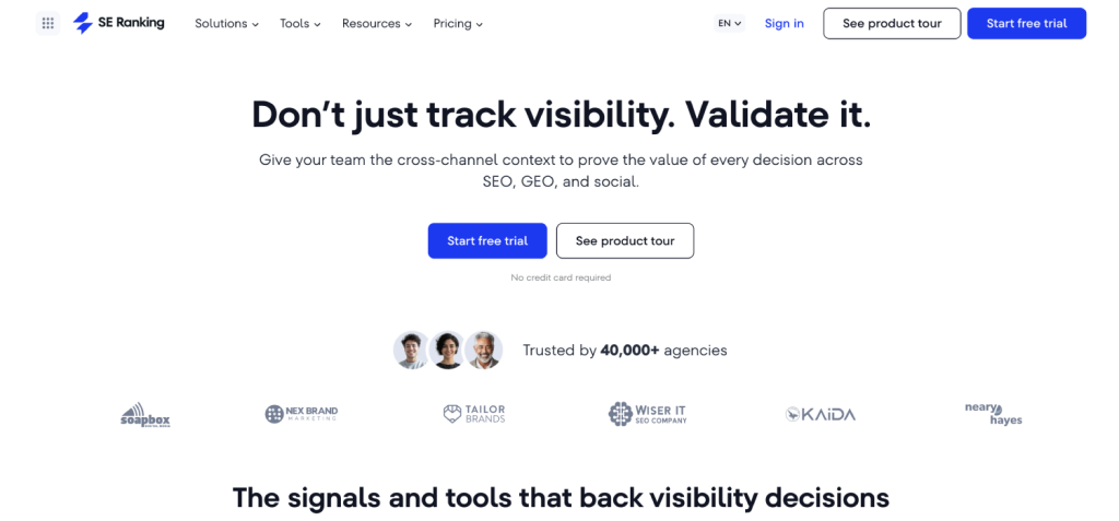 11 Best LLM Citation Monitoring Tools for Fintech Marketers 6 SE Ranking 1