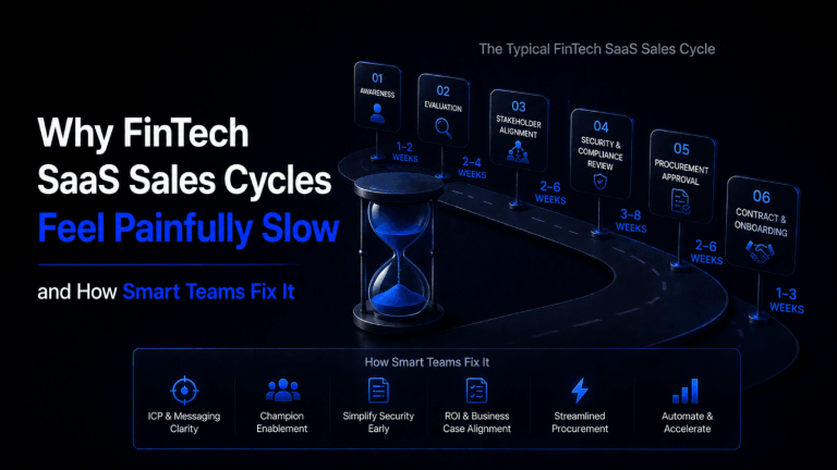 Why FinTech SaaS Sales Cycles Feel Painfully Slow and How Smart Teams Fix It