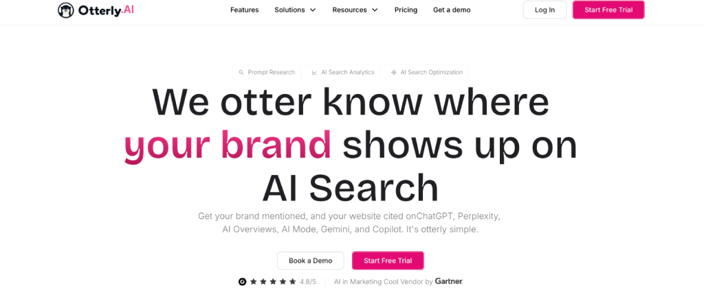 9 Best AI Visibility Tracking Platforms for Fintech Companies 2 otterly.ai