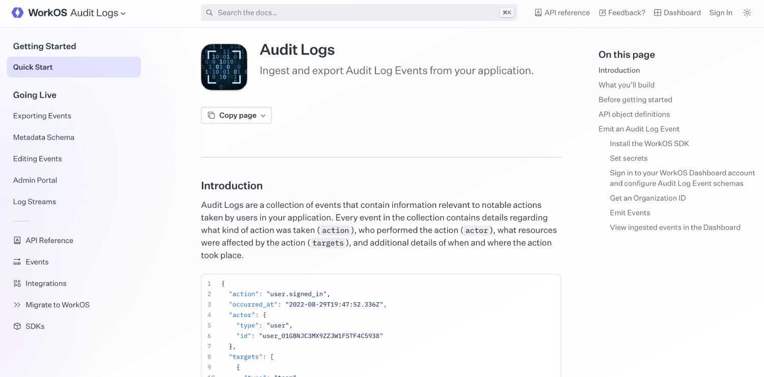17 Best Audit Logging Tools for Fintech SaaS Products 2 workOS