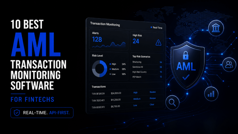 10 Best AML Transaction Monitoring Software for Fintechs Real Time API First