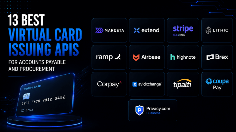 13 Best Virtual Card Issuing APIs for Accounts Payable and Procurement 7 13 Best Virtual Card Issuing APIs for Accounts Payable and Procurement