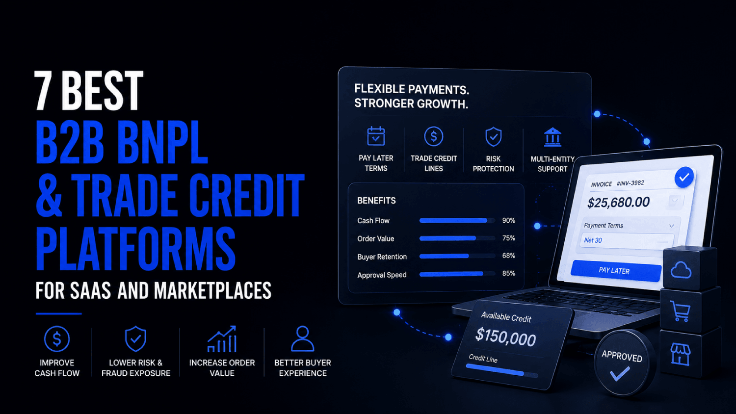 7 Best B2B BNPL and Trade Credit Platforms for SaaS and Marketplaces