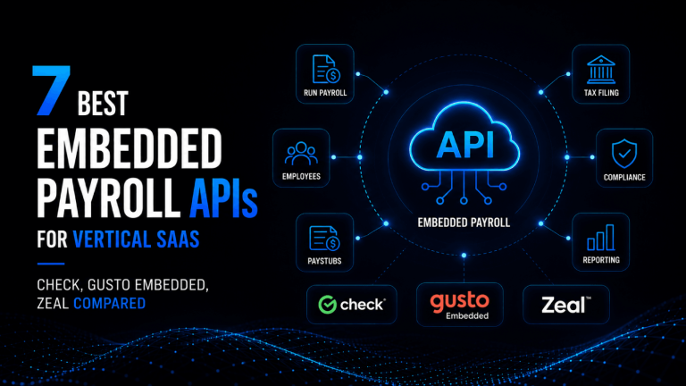 7 Best Embedded Payroll APIs for Vertical SaaS Check Gusto Embedded Zeal Compared