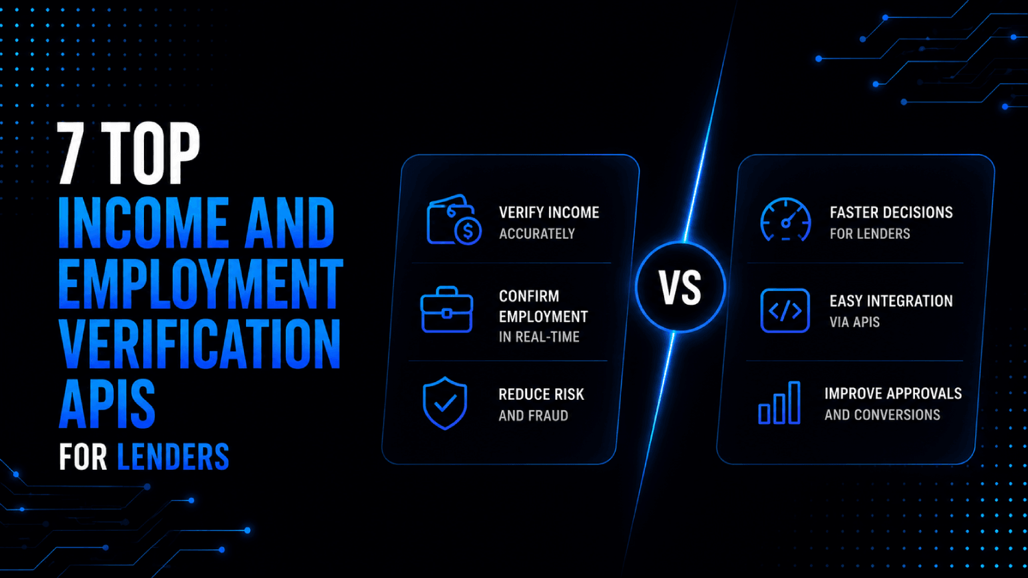 7 Top Income and Employment Verification APIs for Lenders 1 7 Top Income and Employment Verification APIs for Lenders