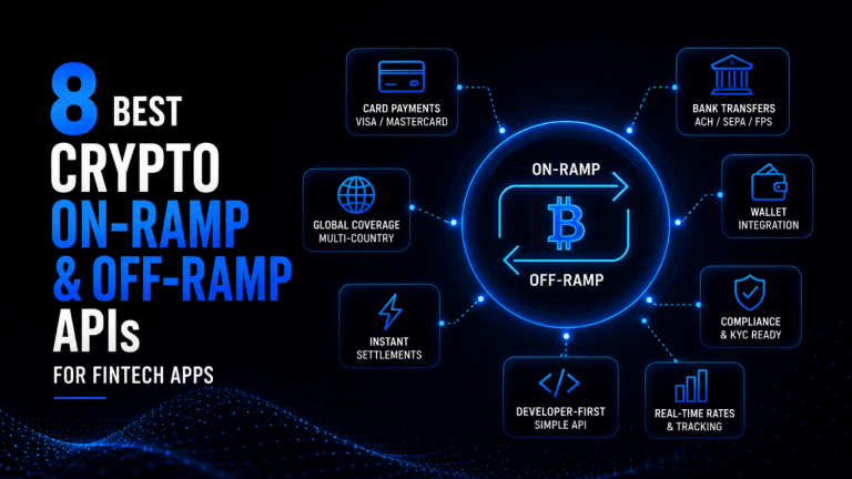 8 Best Crypto On Ramp and Off Ramp APIs for Fintech Apps