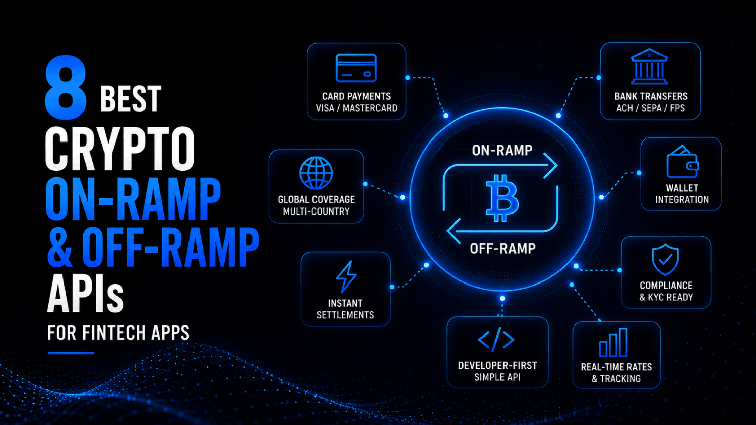 8 Best Crypto On Ramp and Off Ramp APIs for Fintech Apps