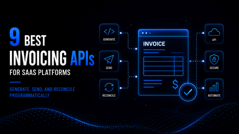 9 Best Invoicing APIs for SaaS Platforms (Generate, Send, and Reconcile Programmatically) 6 9 Best Invoicing APIs for SaaS Platforms Generate Send and Reconcile Programmatically