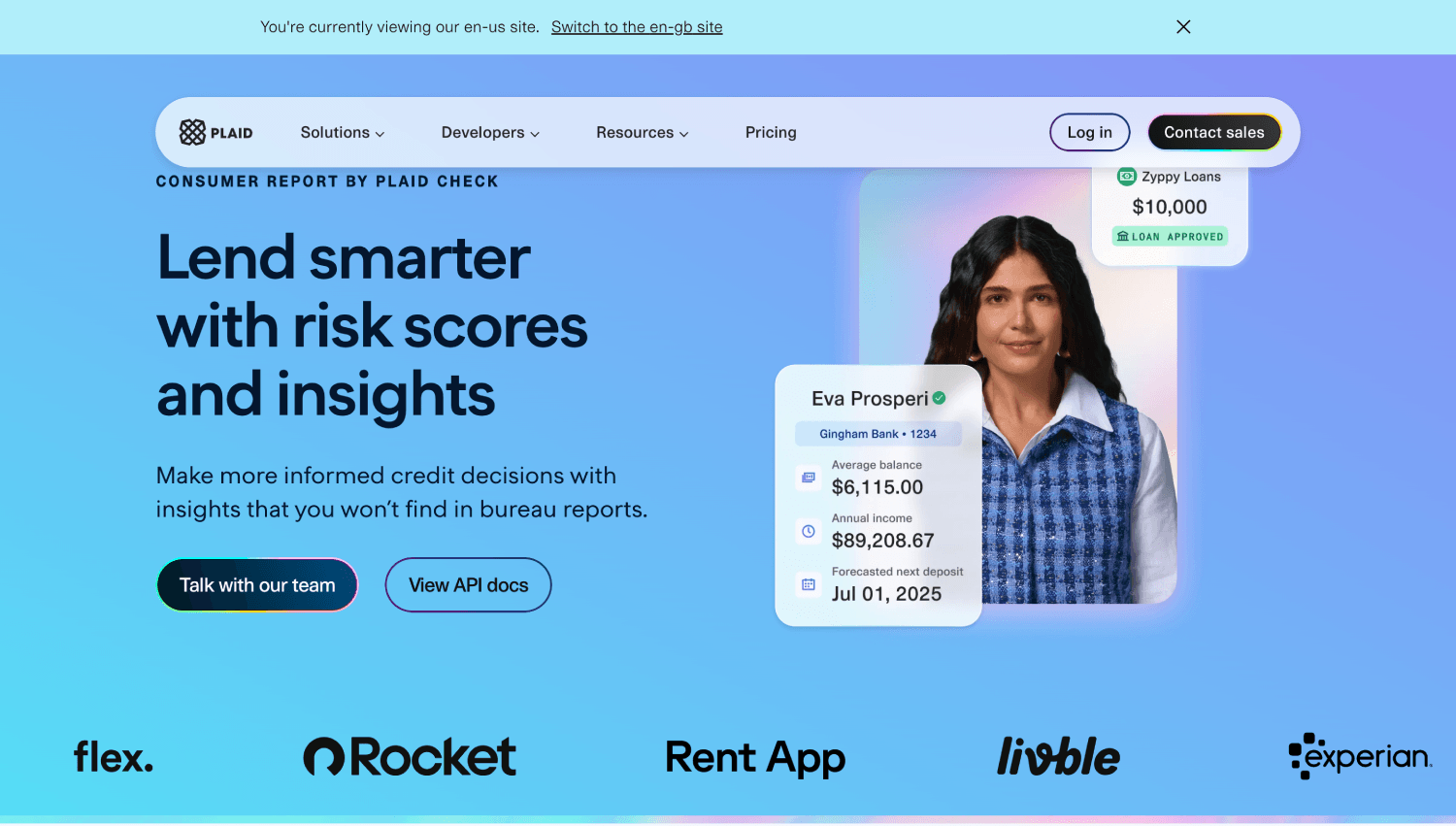 7 Top Income and Employment Verification APIs for Lenders 6 plaid