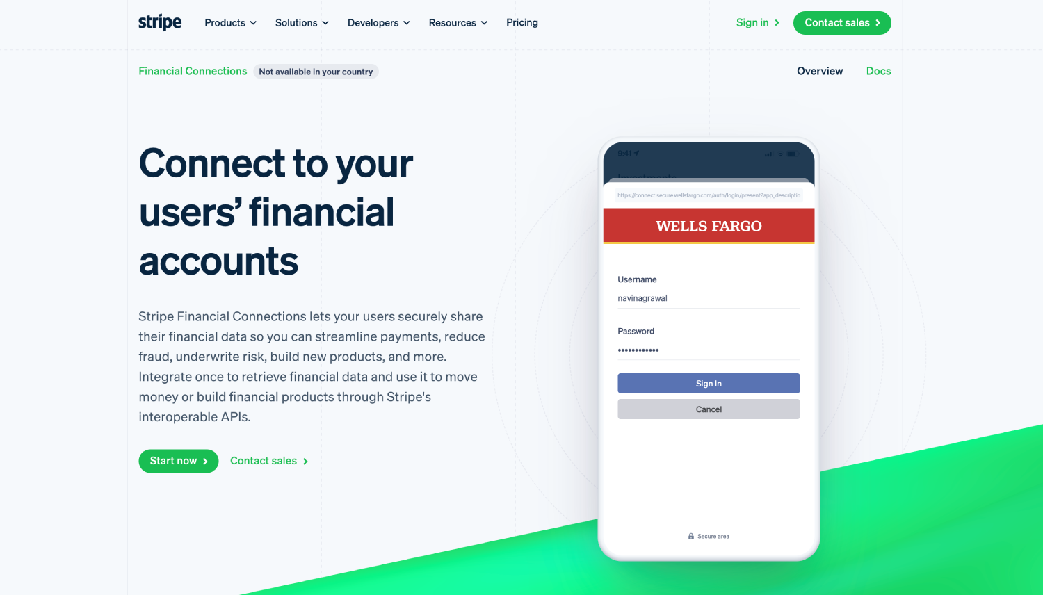 stripe financial