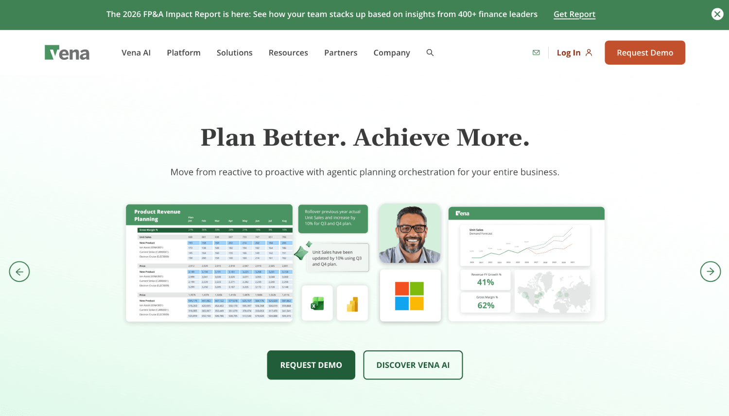 9 FP&A and Financial Planning Tools That Replace Spreadsheet Forecasting (2026) 6 vena