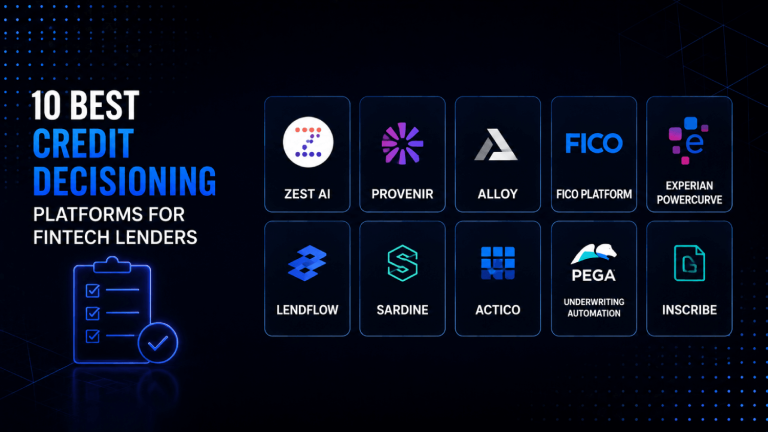10 Best Credit Decisioning Platforms for Fintech Lenders