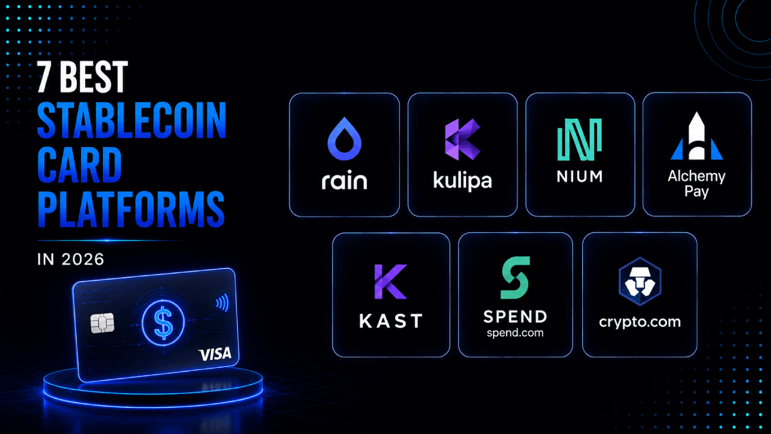 7 Best Stablecoin Card Platforms in 2026
