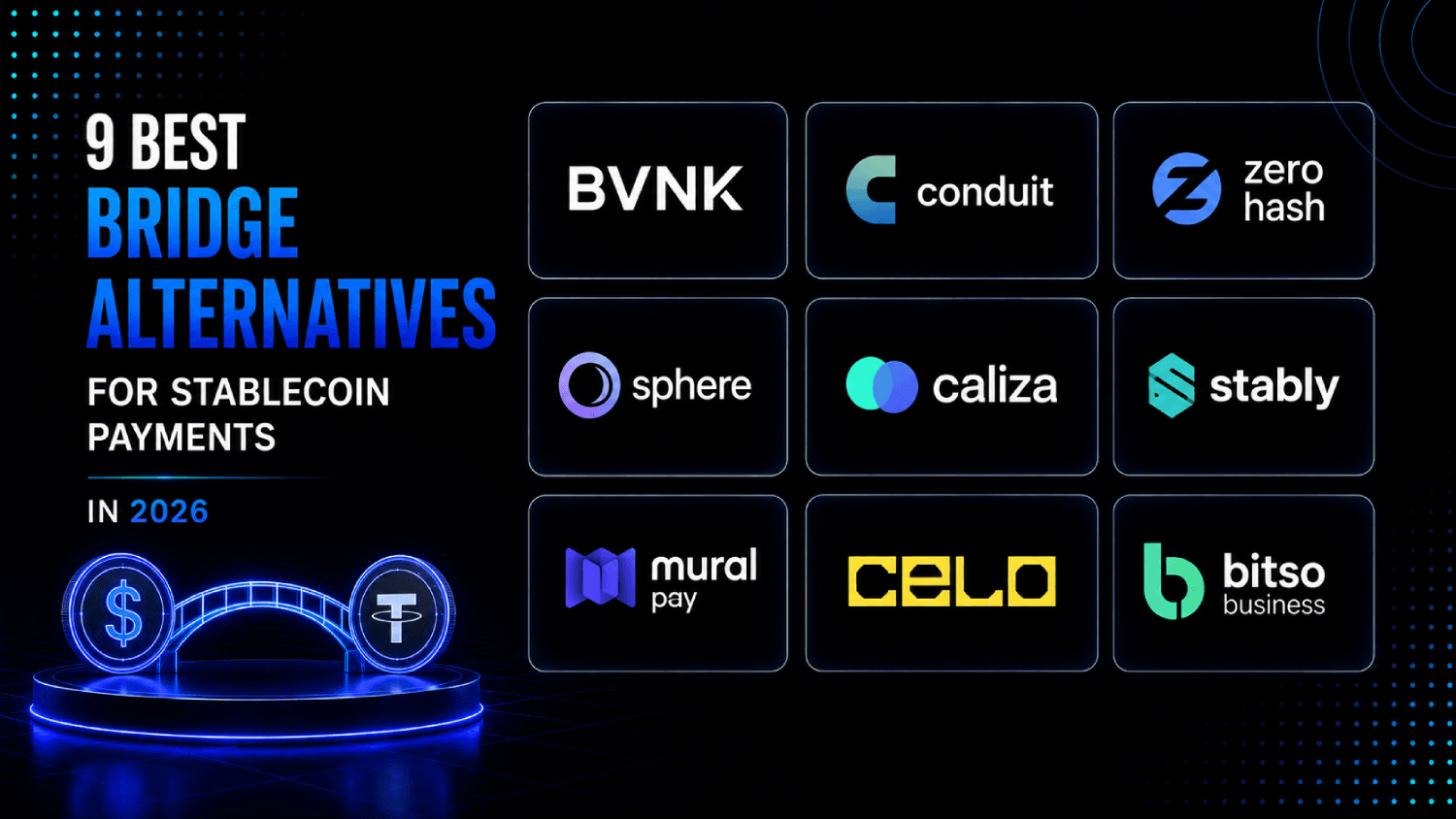 9 Best Bridge Alternatives for Stablecoin Payments in 2026 1 9 Best Bridge Alternatives for Stablecoin Payments in 2026