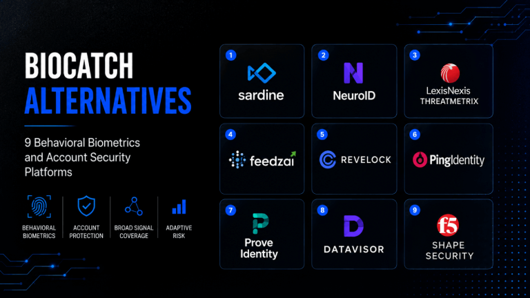 BioCatch Alternatives 9 Behavioral Biometrics and Account Security Platforms
