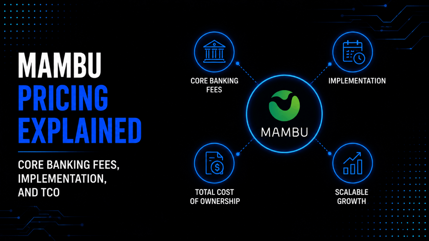 Mambu Pricing Explained: Core Banking Fees, Implementation, and TCO 1 Mambu Pricing Explained Core Banking Fees Implementation and TCO