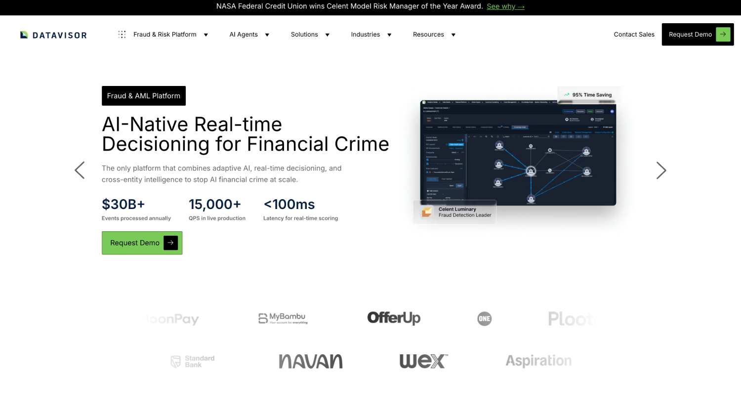 BioCatch Alternatives: 9 Behavioral Biometrics and Account Security Platforms 9 datavisor