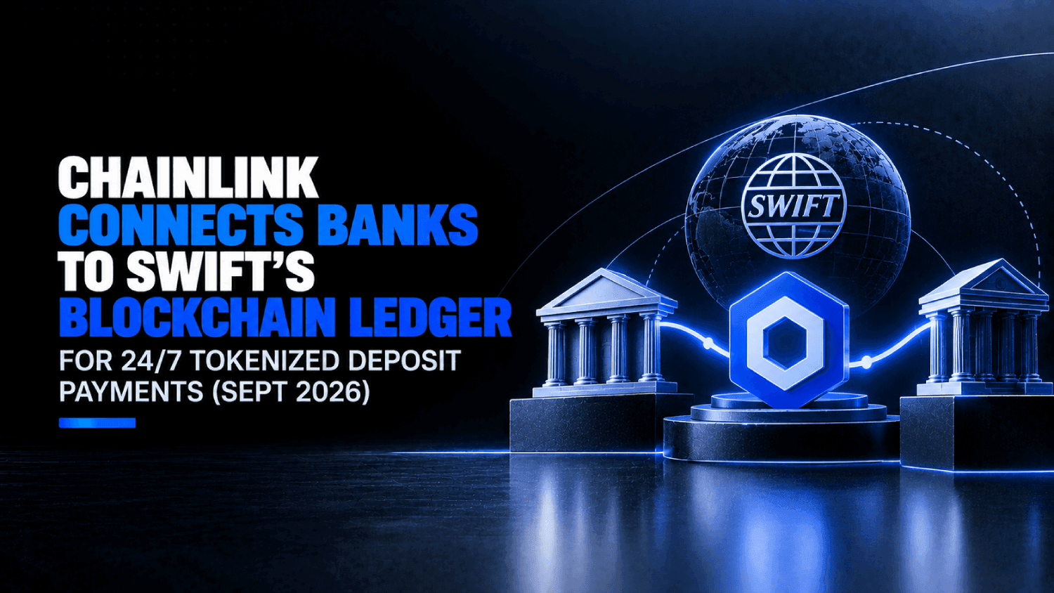 Chainlink Connects Banks to Swifts Blockchain Ledger for 24 7 Tokenized Deposit Payments Sept 2026 Image Sep 30 2026 03 49 07 PM
