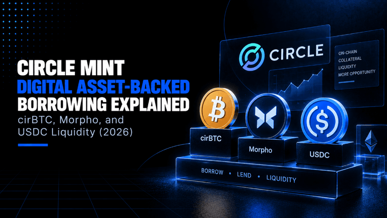 Circle Mint Digital Asset-Backed Borrowing Explained: cirBTC, Morpho, and USDC Liquidity (2026) 2 Circle Mint Digital Asset Backed Borrowing Explained cirBTC Morpho and USDC Liquidity 2026