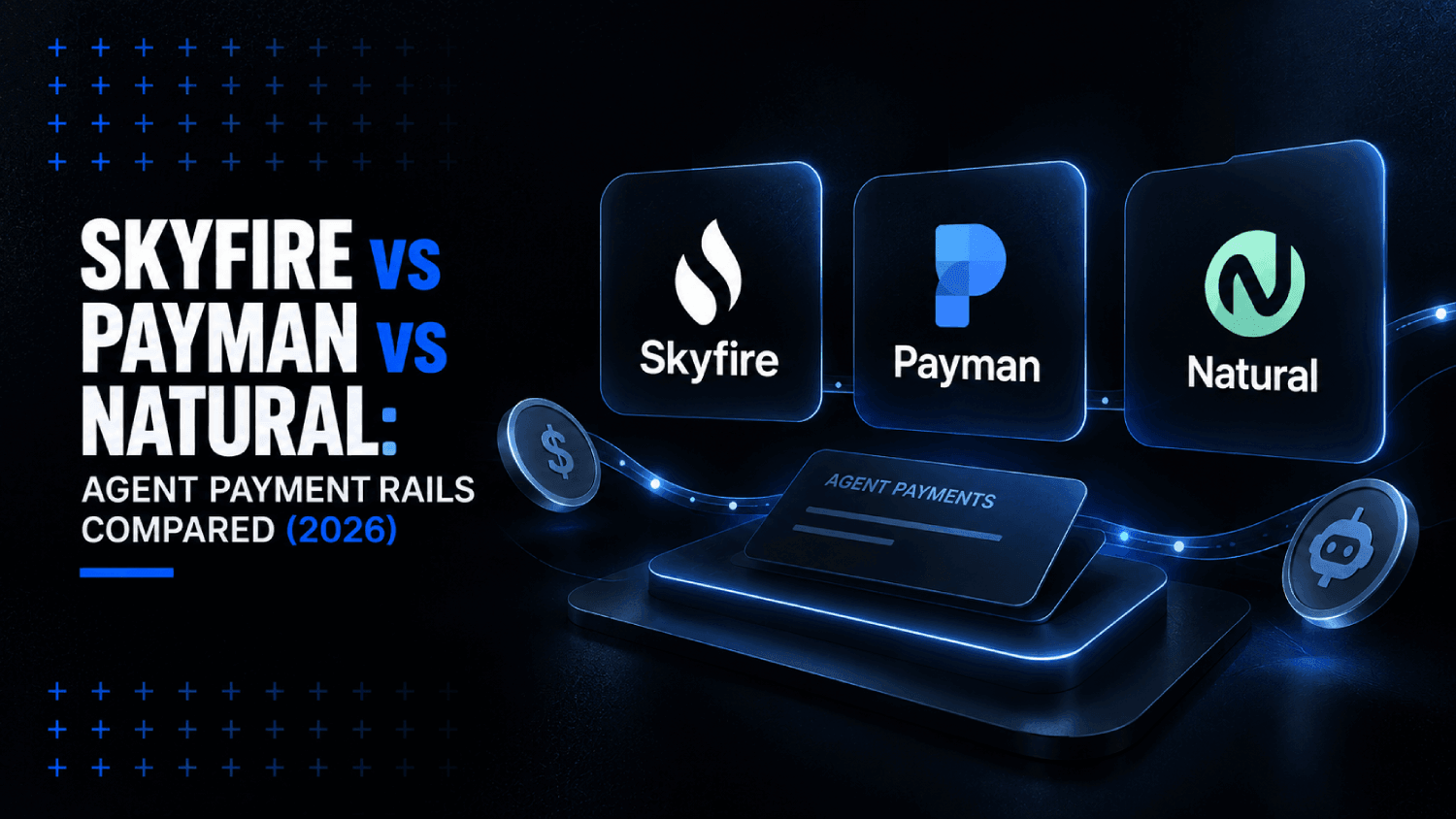 Skyfire vs Payman vs Natural: Agent Payment Rails Compared (2026) 1 Skyfire vs Payman vs Natural Agent Payment Rails Compared 2026