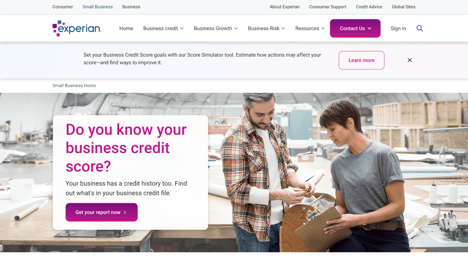 5 Best Business Credit Data Providers for B2B Underwriting 4 experian small busi