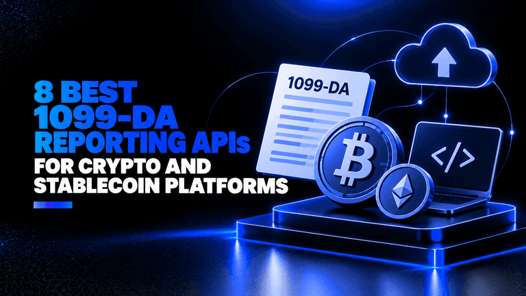 1099 DA Crypto Reporting APIs