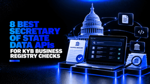 8 Best Secretary of State Data APIs for KYB Business Registry Checks