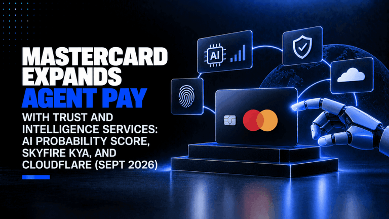 Mastercard Expands Agent Pay with Trust and Intelligence Services AI Probability Score Skyfire KYA and Cloudflare Sept 2026