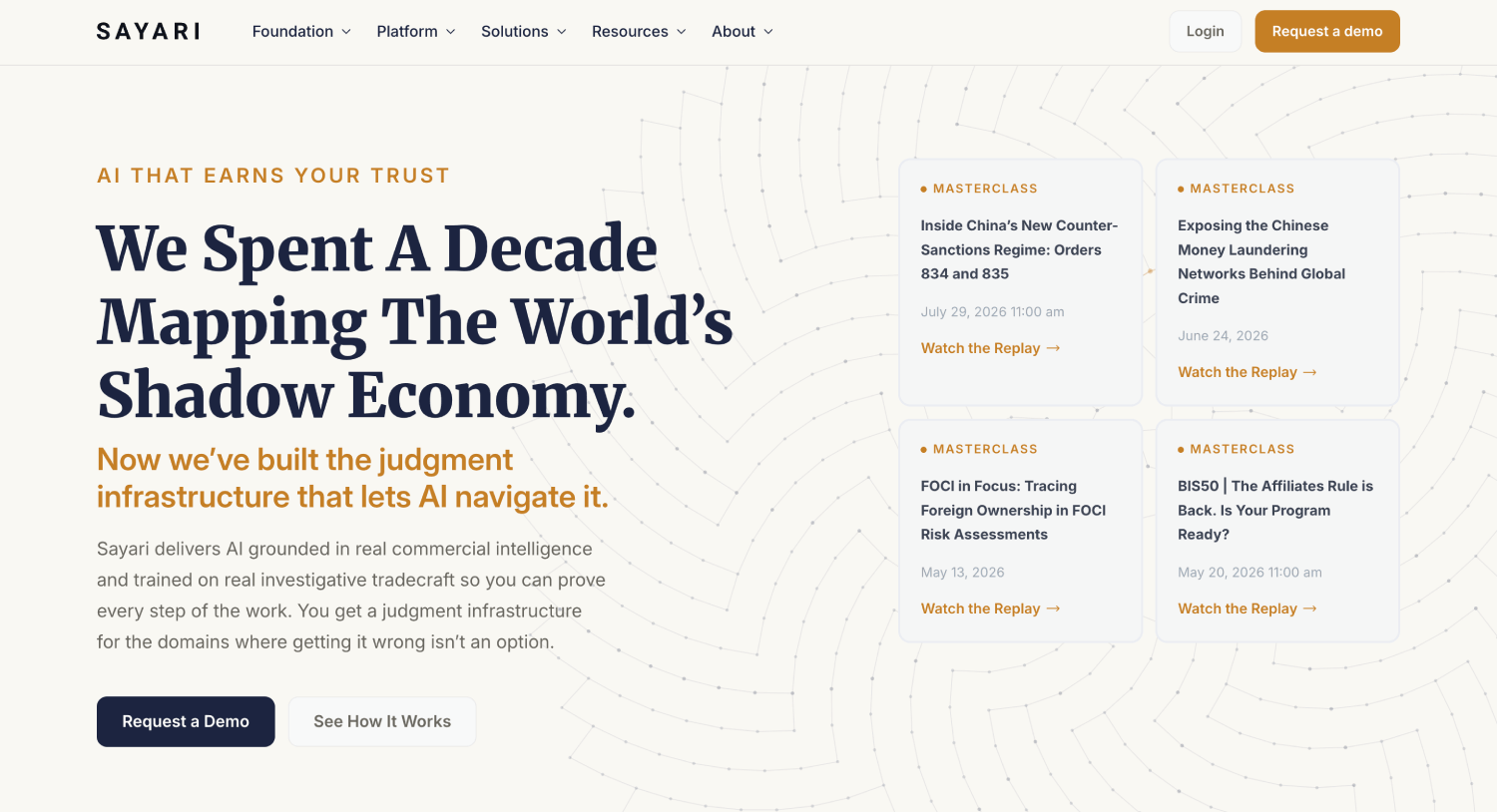 9 Best UBO Verification Providers Beneficial Ownership Data Tools for Fintechs 3 Sayari