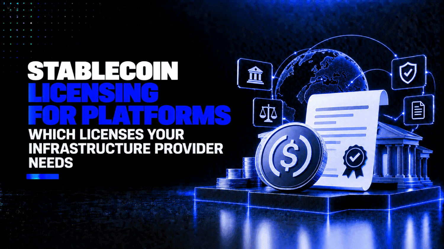 Stablecoin Licensing for Platforms: Which Licenses Your Infrastructure Provider Needs 1 Stablecoin Licensing for Platforms Which Licenses Your Infrastructure Provider Needs