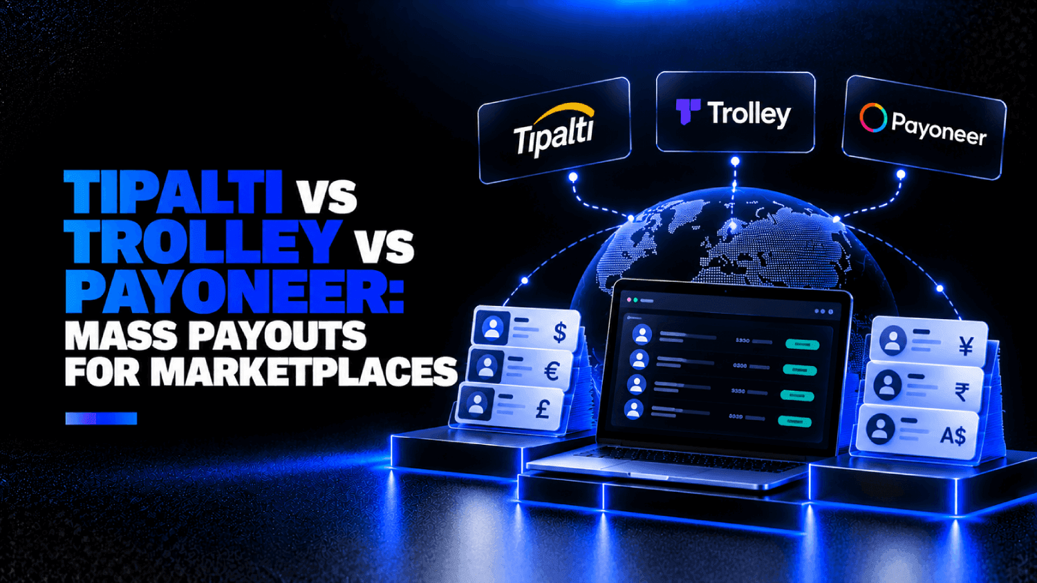 Tipalti vs Trolley vs Payoneer Mass Payouts for Marketplaces