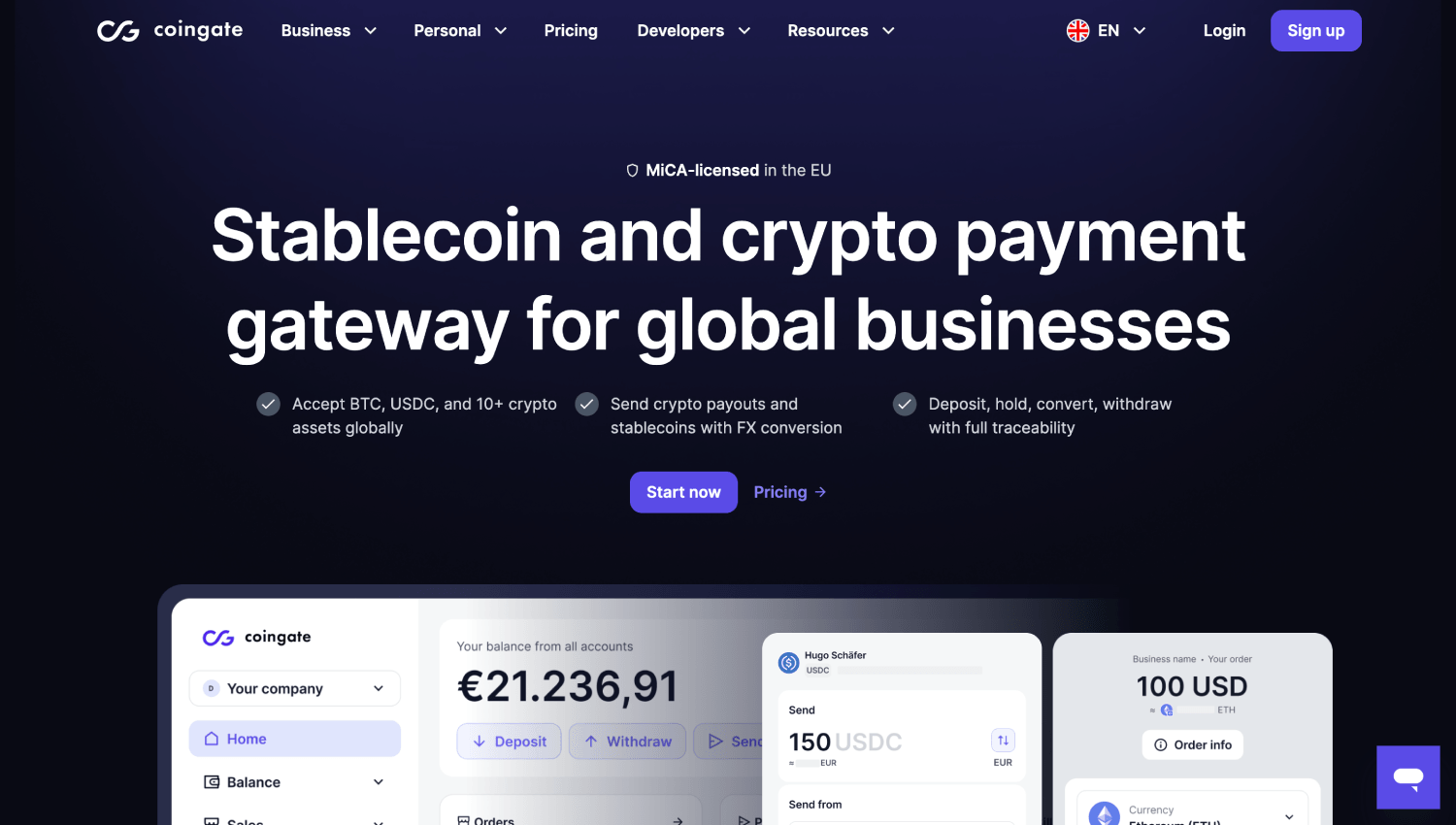 10 Best Stablecoin Payment Gateways for Merchants Accepting USDC 10 coingate